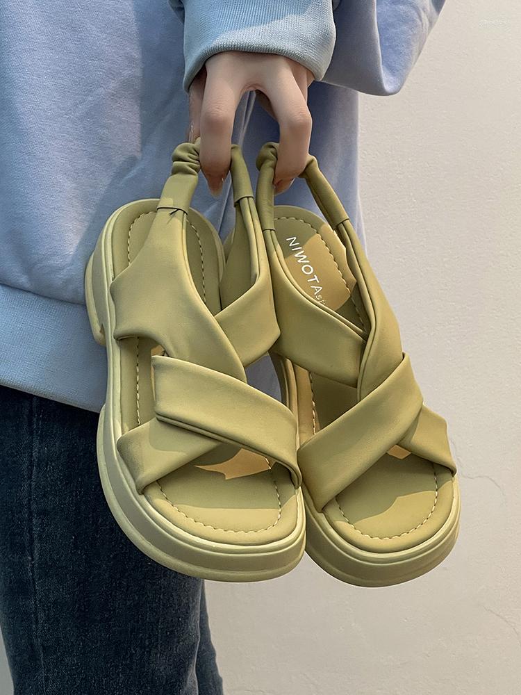 Sandals Women's 2023 Summer Thick Sole Comfortable Casual Roman Shoes Fashion, White
Sandals Women's 2023 Summer Thick Sole Comfortable Casual Roman Shoes Fashion, White