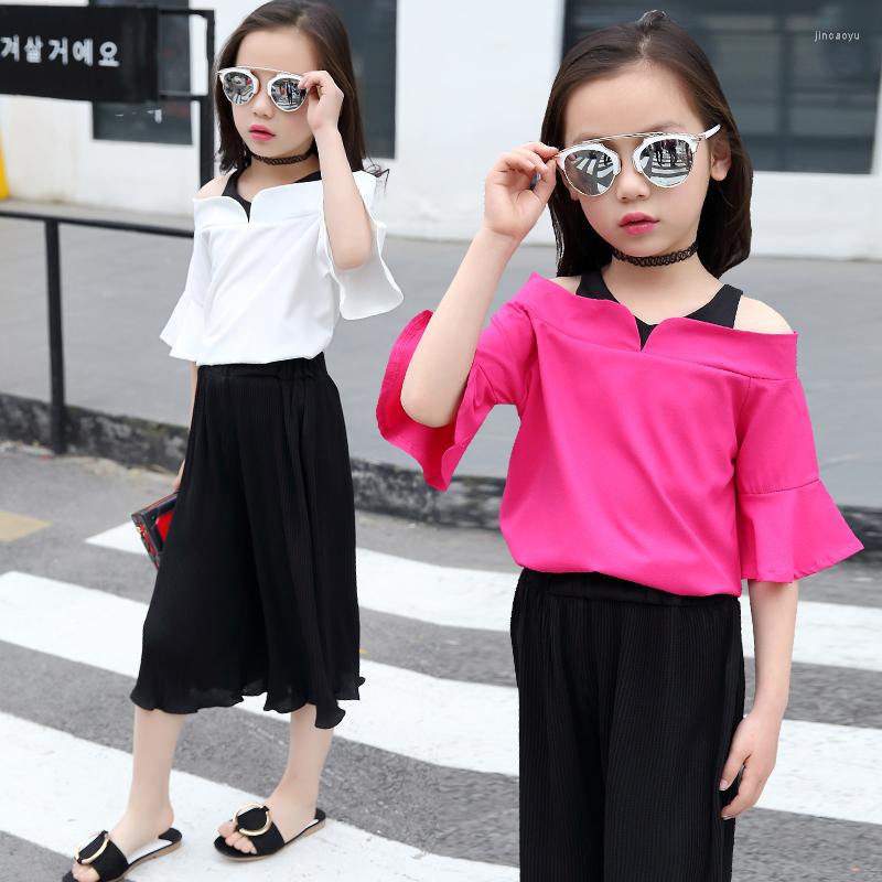 Clothing Sets Suit For Girls Summer 2023 Fashion Wedding Party Two Piece Set Top And Wide Leg Pants Teenage Clotheing, Red
Clothing Sets Suit For Girls Summer 2023 Fashion Wedding Party Two Piece Set Top And Wide Leg Pants Teenage Clotheing, Red