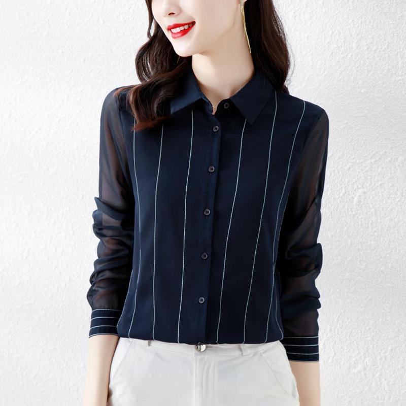 Women' Blouses Brand Fashion Spring Womens Long Sleeve Elegant Striped Women' Shirts Top Blusas Y Camisas, Blue
Women' Blouses Brand Fashion Spring Womens Long Sleeve Elegant Striped Women' Shirts Top Blusas Y Camisas, Blue