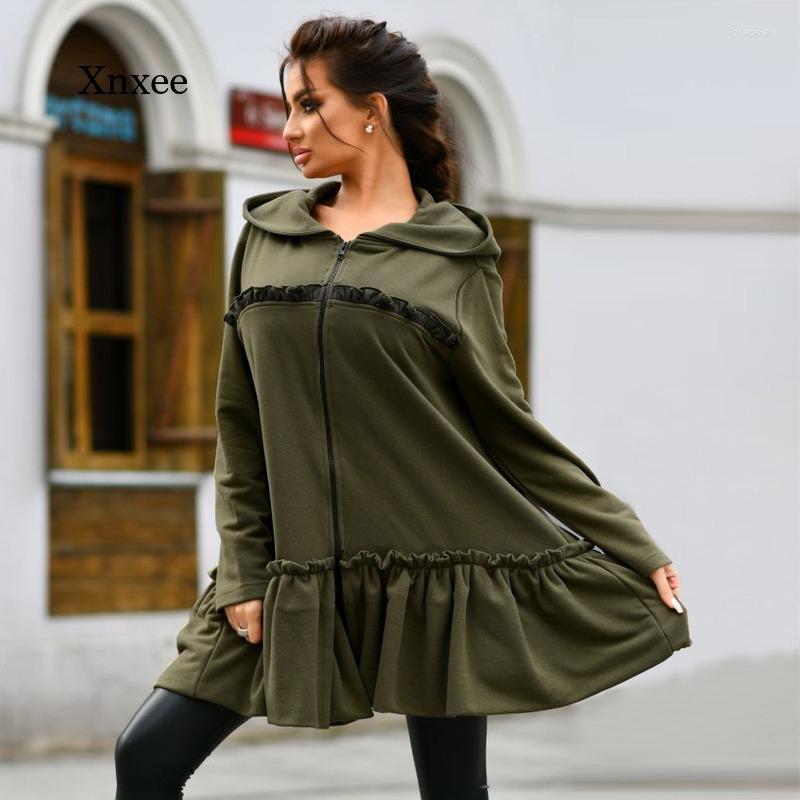 Casual Dresses Winter Hooded Warm Hoodie Dress Long Sleeve Ruffled Mini Sportswear Women' Zipper Party Club Wear, White
Casual Dresses Winter Hooded Warm Hoodie Dress Long Sleeve Ruffled Mini Sportswear Women' Zipper Party Club Wear, White