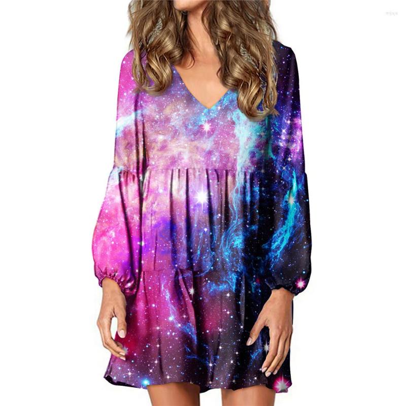 Casual Dresses Noisydesigns Fashion Women Spring Autumn Dress Galaxy Starry Sky 3D Printing Loose V-Neck Long Sleeves Ropa For Party, Htaa0249d44
Casual Dresses Noisydesigns Fashion Women Spring Autumn Dress Galaxy Starry Sky 3D Printing Loose V-Neck Long Sleeves Ropa For Party, Htaa0249d44