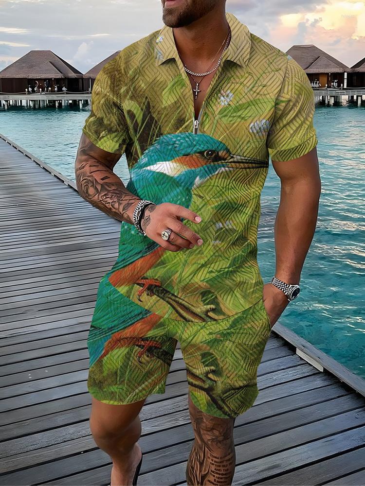 Men's Tracksuits Summer Casual Men's Sweatsuit Set Bird Print Streetwear Fashion Zipper Polo Shirt Shorts 2pcs Trend Man Pullover, Rtzz2c231313f
Men's Tracksuits Summer Casual Men's Sweatsuit Set Bird Print Streetwear Fashion Zipper Polo Shirt Shorts 2pcs Trend Man Pullover, Rtzz2c231313f