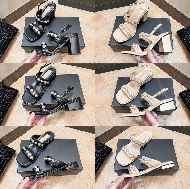 Women Mules C slippers Sandals Pearls Embellished Sliders Stuffies Top Quality Black Beige Block Heels Pump 9CM 5CM 2.5CM Flat Slides Slingback Beach Flip Flops, Cnl5164
Women Mules C slippers Sandals Pearls Embellished Sliders Stuffies Top Quality Black Beige Block Heels Pump 9CM 5CM 2.5CM Flat Slides Slingback Beach Flip Flops, Cnl5164