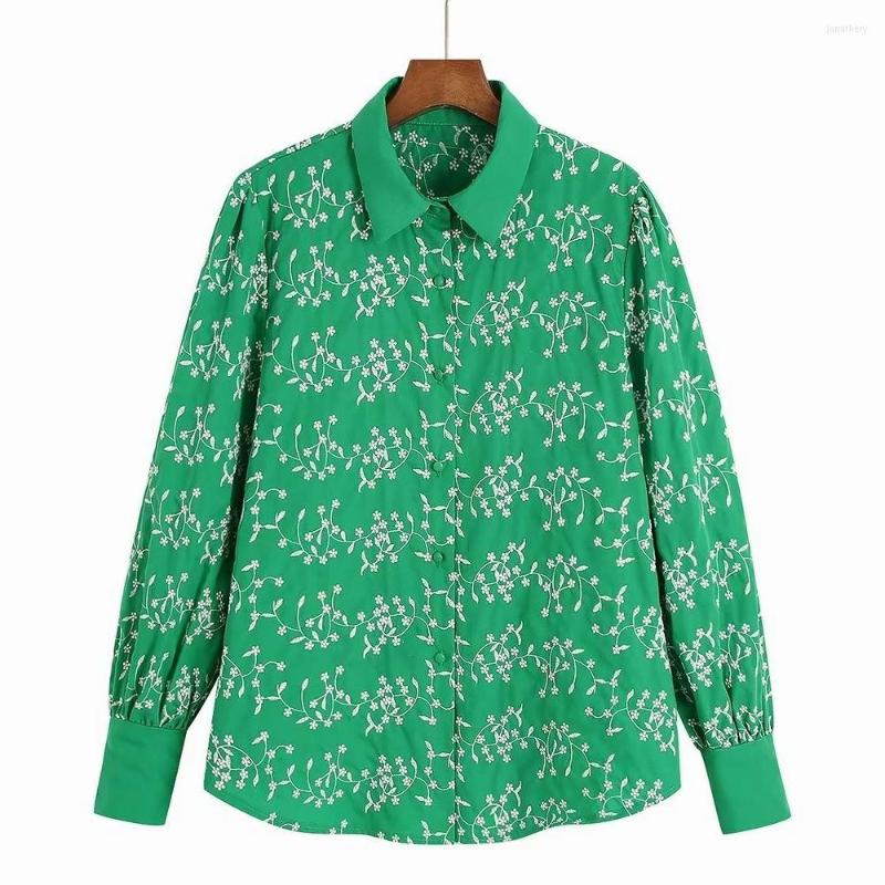 Women's Blouses Loose Women Embroidery Shirt Autumn 2023 Fashion Long Sleeve Oversized Blouse Clothing Female Casual Top Wears, Green
Women's Blouses Loose Women Embroidery Shirt Autumn 2023 Fashion Long Sleeve Oversized Blouse Clothing Female Casual Top Wears, Green