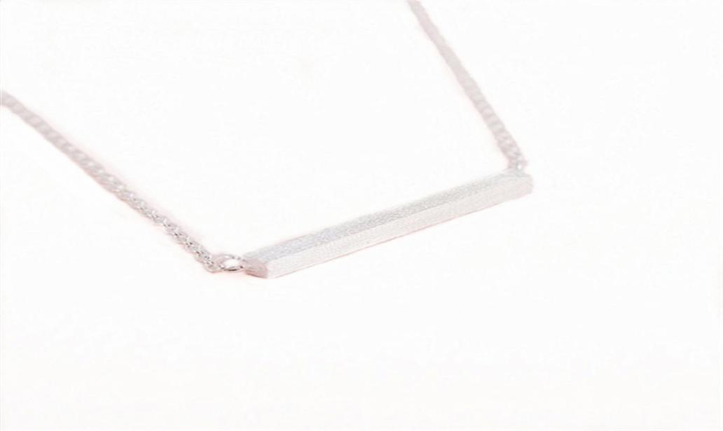 Fashion Square Bar Pendant Necklace 18k Gold silver plated Necklaces for women gift Whole4384746
Fashion Square Bar Pendant Necklace 18k Gold silver plated Necklaces for women gift Whole4384746