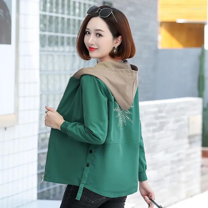 Women's Trench Coats Women's Short Jacket Coat Hooded Windbreaker Women Spring Autumn Long-Sleeve Zipper With Lined Casual Tops 4XL, Green
Women's Trench Coats Women's Short Jacket Coat Hooded Windbreaker Women Spring Autumn Long-Sleeve Zipper With Lined Casual Tops 4XL, Green