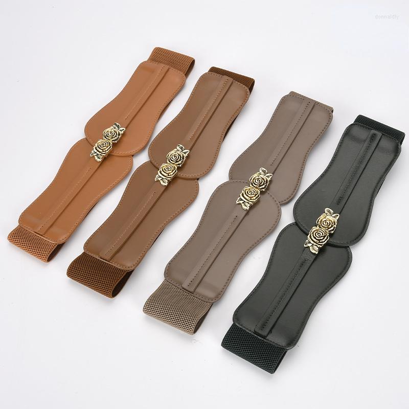 Belts Elastic Waist Belt Camellia Flower Pair Buckle Seal Hundred Match Dresses Coat Ladies Decorative Thin, Black
Belts Elastic Waist Belt Camellia Flower Pair Buckle Seal Hundred Match Dresses Coat Ladies Decorative Thin, Black