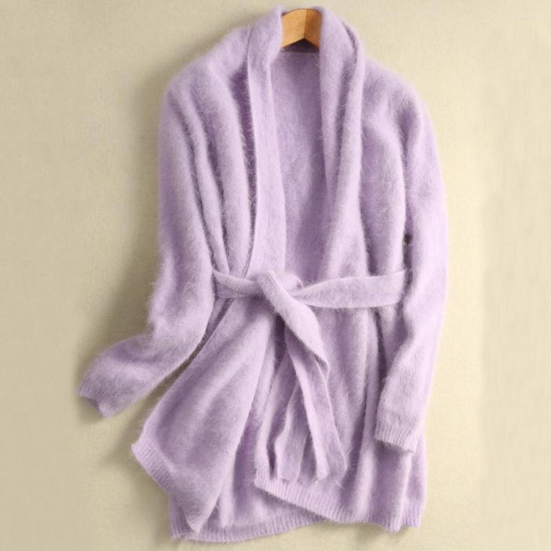 Women's Knits Korean Style Women Long Cardigan Pure True Soft Hair Mink Cashmere Swetater Belt Knitted Sweater Tbsr640, Rose
Women's Knits Korean Style Women Long Cardigan Pure True Soft Hair Mink Cashmere Swetater Belt Knitted Sweater Tbsr640, Rose