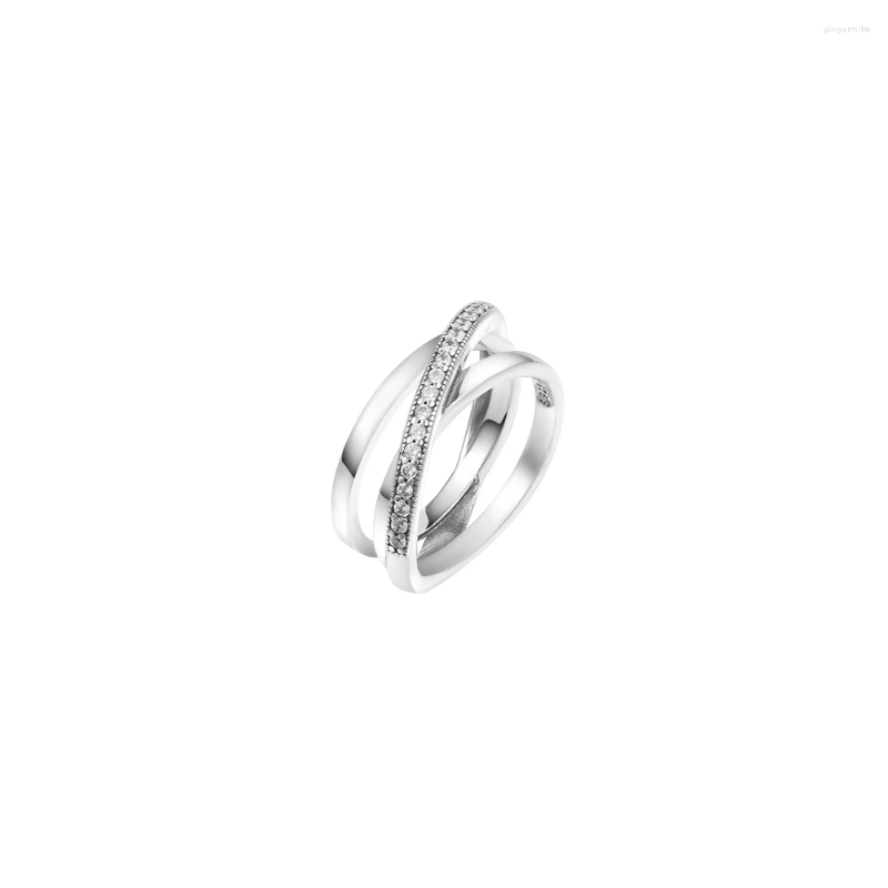 Cluster Rings Crossover Pave Triple Band Ring Sterling Silver Jewelry For Woman DIY Party Make Up Wedding 2023
Cluster Rings Crossover Pave Triple Band Ring Sterling Silver Jewelry For Woman DIY Party Make Up Wedding 2023