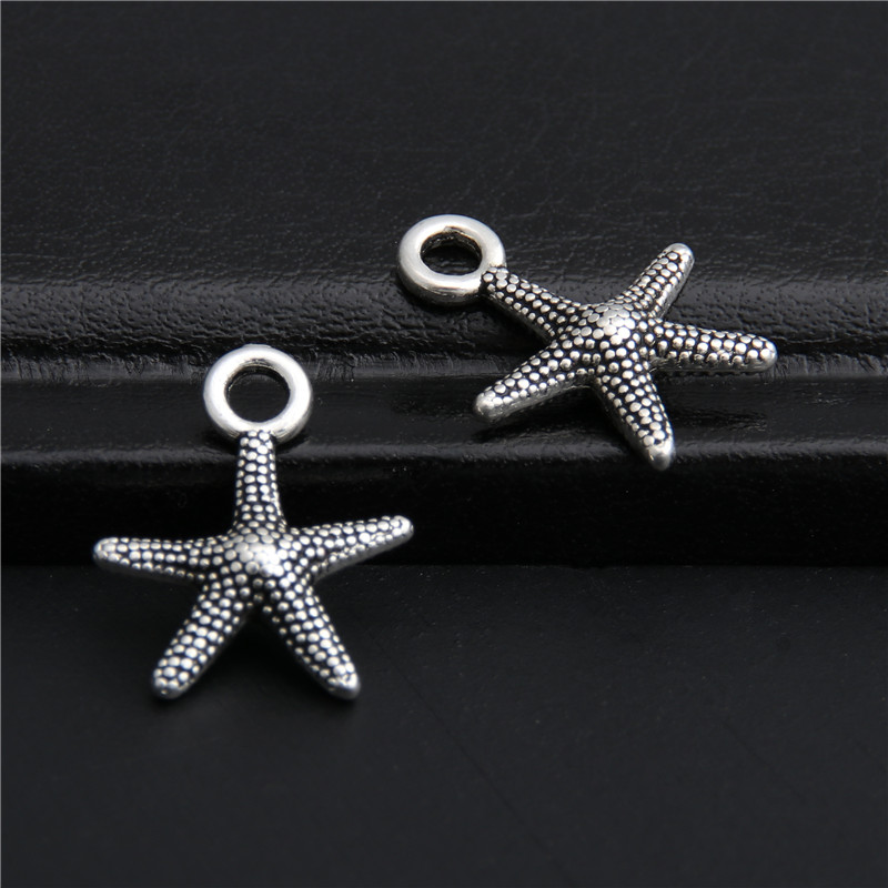50pcs Silver Color Starfish Charms Pendant For Necklace Bracelets Jewelry Making Diy Handmade Craft A2775
50pcs Silver Color Starfish Charms Pendant For Necklace Bracelets Jewelry Making Diy Handmade Craft A2775