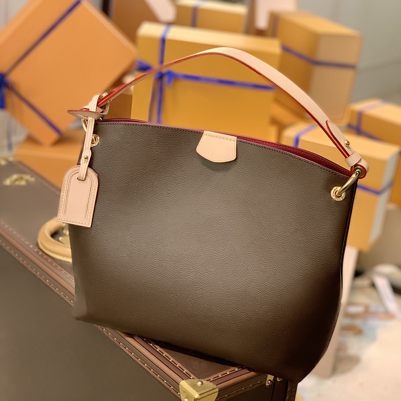 Designer Tote Bag Luxury Shoulder HandBag 35CM Genuine Leather Underarm Bag High Imitation Shopping Bag With Box ZL216