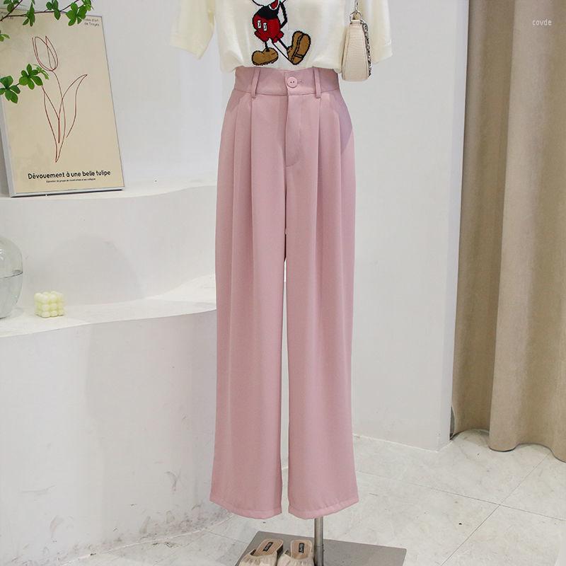 Women's Pants DAYIFUN Raspberry Color Wide Leg Suit Women Spring Autumn High Waist Drape Floor Mop Loose Casual Straight Trousers, Black
Women's Pants DAYIFUN Raspberry Color Wide Leg Suit Women Spring Autumn High Waist Drape Floor Mop Loose Casual Straight Trousers, Black