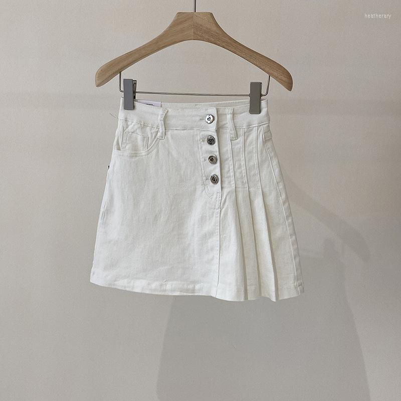 Skirts Women High Waisted Pleated Denim Mini Skirt Girls A-line Skater Tennis White Short Jean Korean Style Aesthetic, Black
Skirts Women High Waisted Pleated Denim Mini Skirt Girls A-line Skater Tennis White Short Jean Korean Style Aesthetic, Black