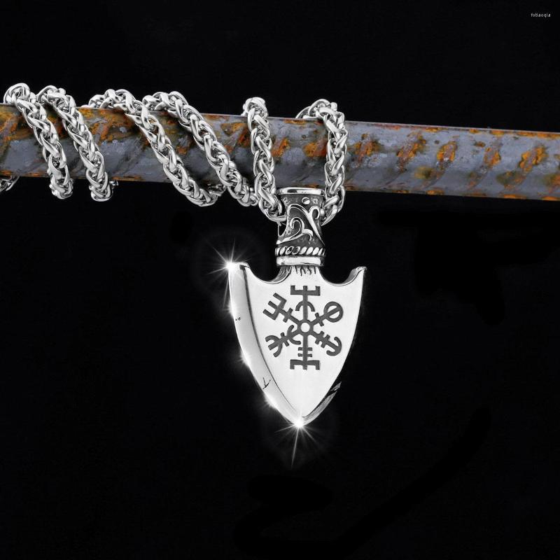 Pendant Necklaces Stainless Steel "Helm Of Awe" And "Viking Vegvisir" Viking Spear Necklace With Chain As Men Gift
Pendant Necklaces Stainless Steel "Helm Of Awe" And "Viking Vegvisir" Viking Spear Necklace With Chain As Men Gift