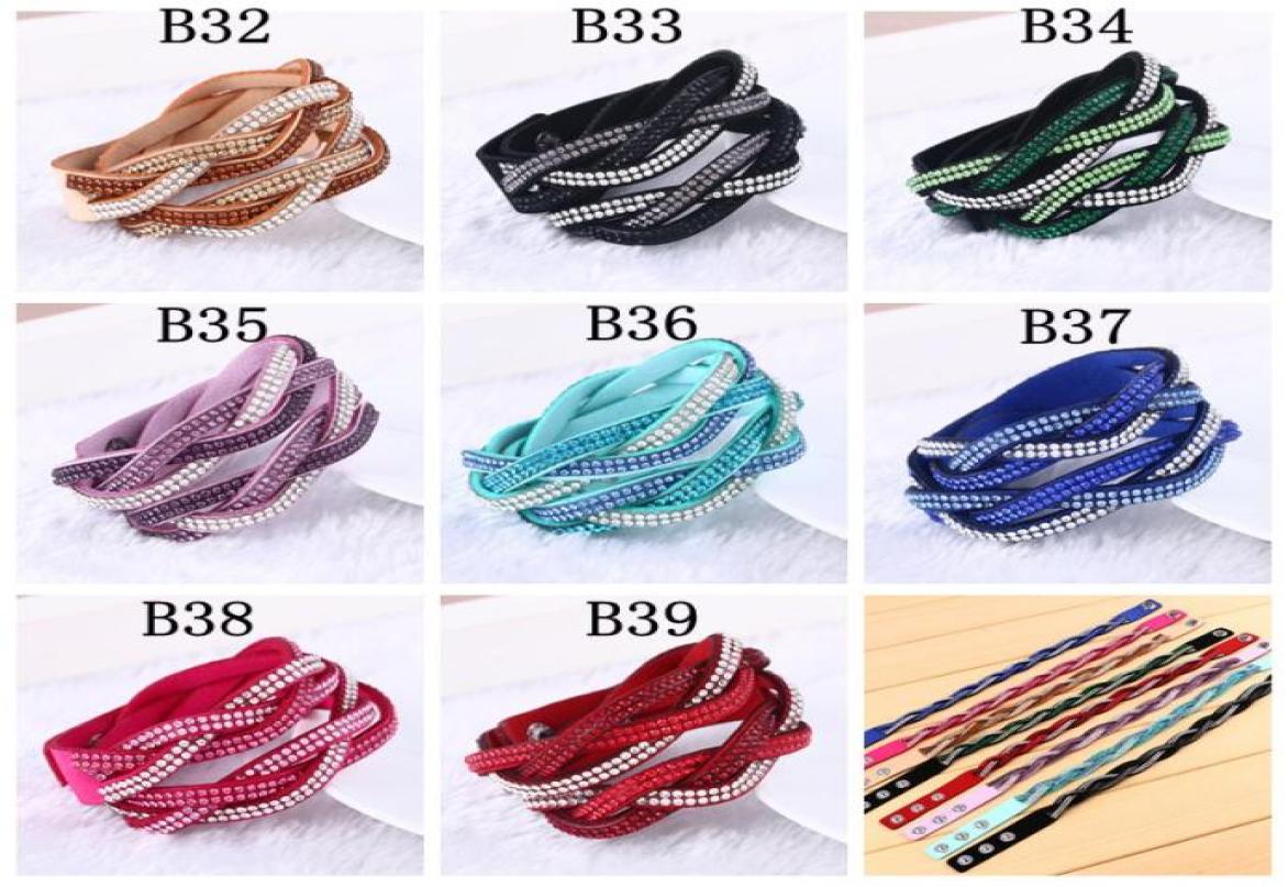 New multilayer rowmounted leather bracelet Handmade Rhinestone Stylish Leather Wrap Bracelets Women039s Wristband Bangle Jewe5459503
New multilayer rowmounted leather bracelet Handmade Rhinestone Stylish Leather Wrap Bracelets Women039s Wristband Bangle Jewe5459503