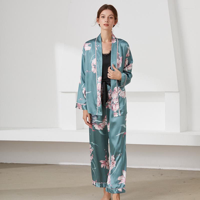 Women' Sleepwear Print Womens Pajamas Sleep Suit Sweet Sexy Kimono Bathrobe Gown Suspender Nightgown Satin Summer Robe Home Clothes, Gray
Women' Sleepwear Print Womens Pajamas Sleep Suit Sweet Sexy Kimono Bathrobe Gown Suspender Nightgown Satin Summer Robe Home Clothes, Gray