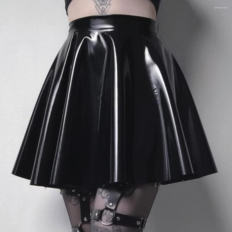 Skirts Sexy PU Leather For Woman 2023 Fashion Black Skater Skirt Party Punk Gothic High Waist Short Mini, Black skirt
Skirts Sexy PU Leather For Woman 2023 Fashion Black Skater Skirt Party Punk Gothic High Waist Short Mini, Black skirt
