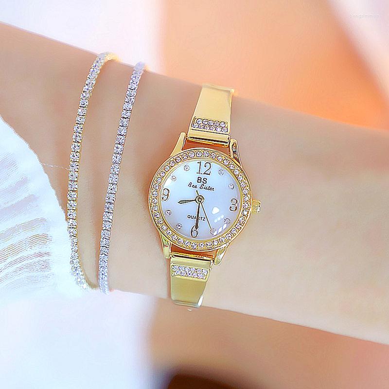 Wristwatches Gold Women Watches Fashion Diamond Minimalism Rhinestone Quartz Ladies Watch Small Dial Casual Waterproof Clock
Wristwatches Gold Women Watches Fashion Diamond Minimalism Rhinestone Quartz Ladies Watch Small Dial Casual Waterproof Clock