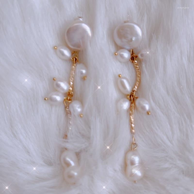 Dangle Earrings Bohemia Jewelry Fashion Natural Freshwater Pearl For Women Handcrafted Ear Studs Long Birthday Gift
Dangle Earrings Bohemia Jewelry Fashion Natural Freshwater Pearl For Women Handcrafted Ear Studs Long Birthday Gift