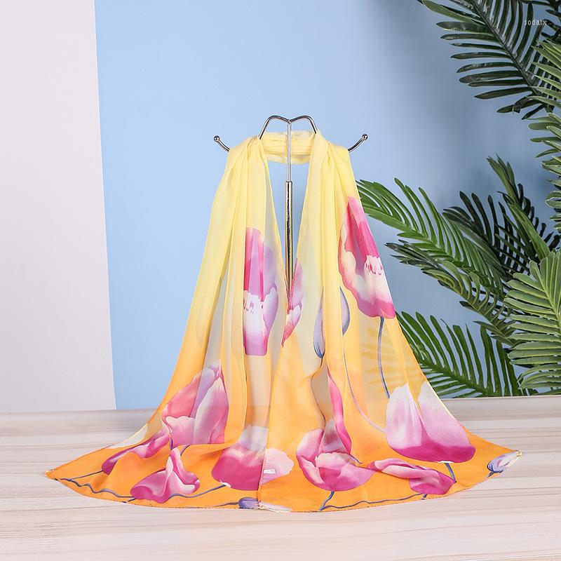 Scarves Korean Version Of The Wild Chiffon Scarf Summer Small Printed Silk Women's Thin And Long Shawl Dual-Use
Scarves Korean Version Of The Wild Chiffon Scarf Summer Small Printed Silk Women's Thin And Long Shawl Dual-Use