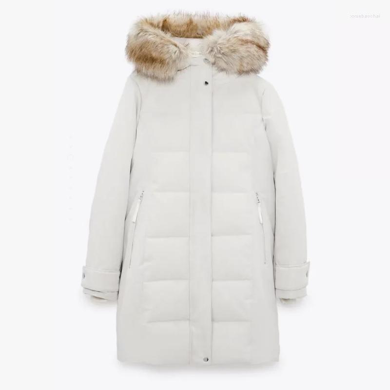 Women's Trench Coats Winter Parka Women Long Coat Thick Sleeve Hooded Jacket Female Zipper Black White Outwear
Women's Trench Coats Winter Parka Women Long Coat Thick Sleeve Hooded Jacket Female Zipper Black White Outwear