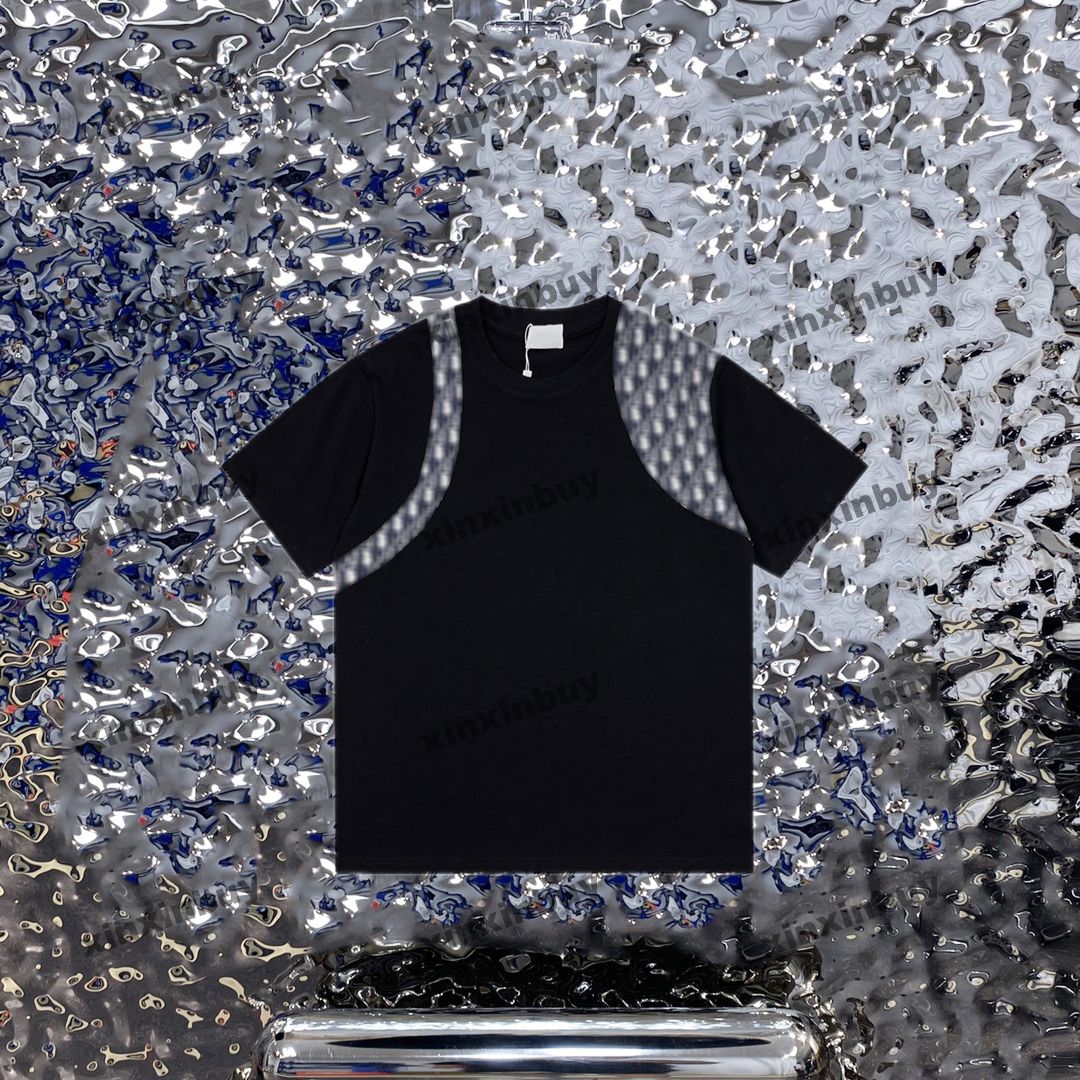 xinxinbuy Men designer Tee t shirt 23ss Panelled letter printing short sleeve cotton women black white S-2XL
xinxinbuy Men designer Tee t shirt 23ss Panelled letter printing short sleeve cotton women black white S-2XL