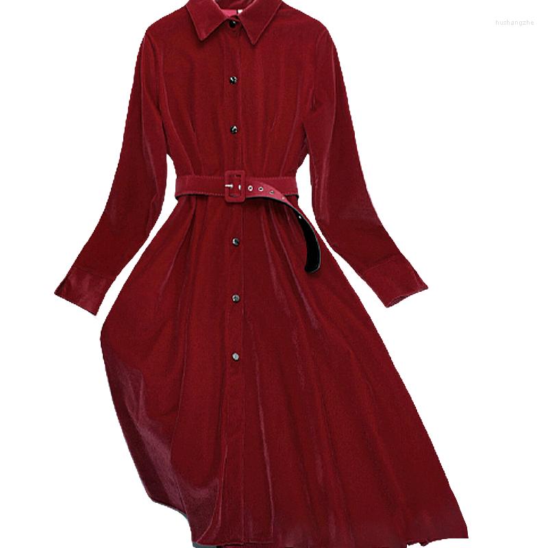 Casual Dresses Spring Autumn Women's Long Dress Corduroy 2023 Arrivals Female With Belt Lady Bottoming Vintage Vestido, Pink
Casual Dresses Spring Autumn Women's Long Dress Corduroy 2023 Arrivals Female With Belt Lady Bottoming Vintage Vestido, Pink