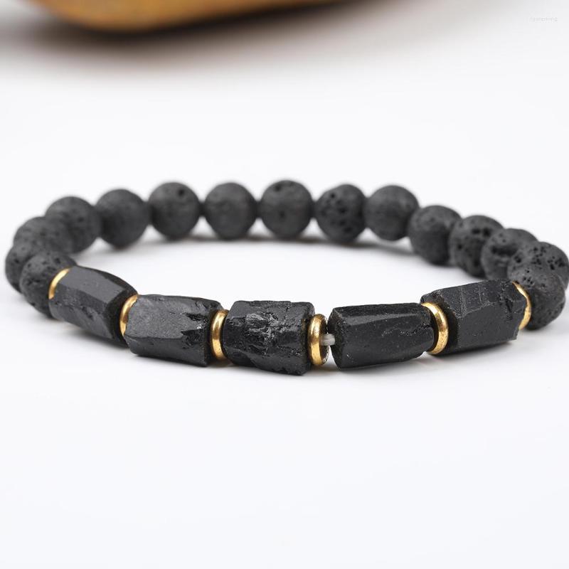 Charm Bracelets Natural Black Tourmaline Stone Chunky Beads 8mm Lava Elastic String Bracelet Jewelry N0381JBG.E
Charm Bracelets Natural Black Tourmaline Stone Chunky Beads 8mm Lava Elastic String Bracelet Jewelry N0381JBG.E