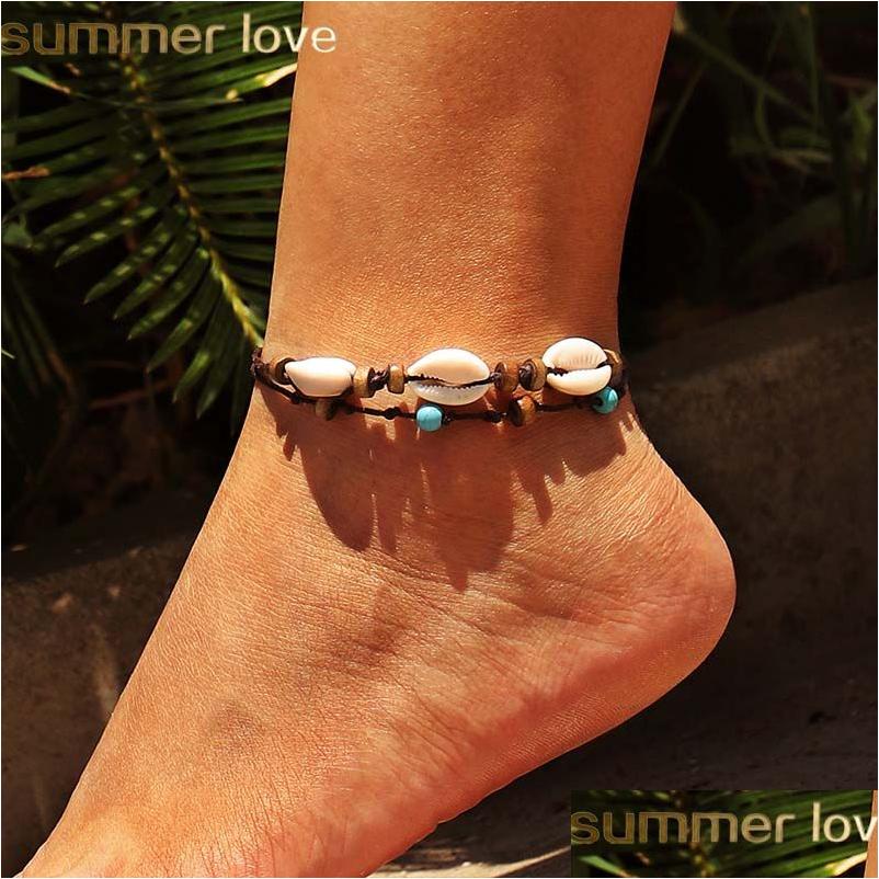 Anklets New Fashion Shell Pendant Anklet For Women Girl Wood Bead Wax Rope Adjustable Bracelets Summer Beach Jewelry Drop Delivery Dhv7Q
Anklets New Fashion Shell Pendant Anklet For Women Girl Wood Bead Wax Rope Adjustable Bracelets Summer Beach Jewelry Drop Delivery Dhv7Q