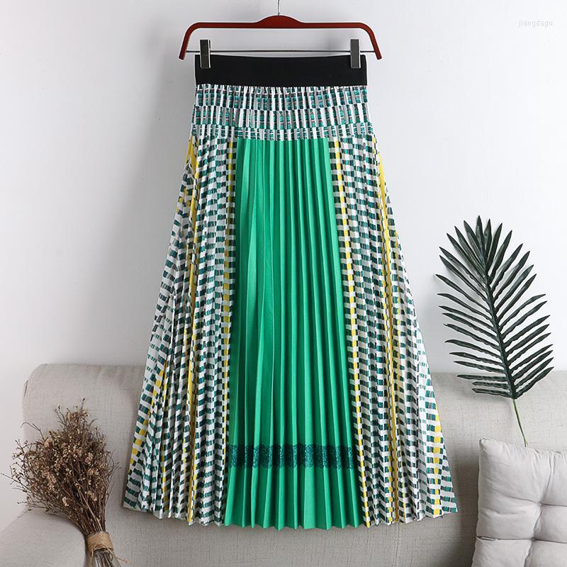 Skirts Summer 2023 High-waisted Thin A-line Large Pleated Contrast Stitching Mid-length Skirt Fashion Female, Picture shown
Skirts Summer 2023 High-waisted Thin A-line Large Pleated Contrast Stitching Mid-length Skirt Fashion Female, Picture shown