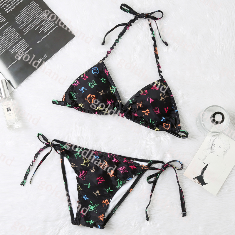 Designer Bikini Lace Swimsuits Sexy Womens Luxury Brand Letter Printed Swimwear Summer Casual Beach Bathing Suit