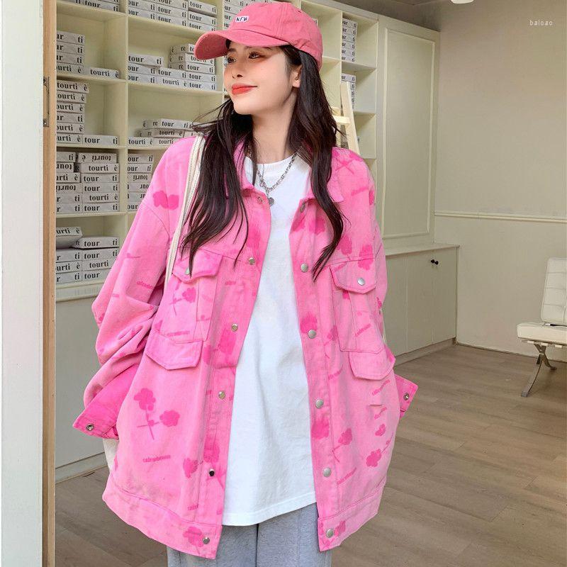 Women' Jackets 2023 Women' Spring Coat Denim Pink Print Loose Versatile Fashion Long Sleeve
Women' Jackets 2023 Women' Spring Coat Denim Pink Print Loose Versatile Fashion Long Sleeve