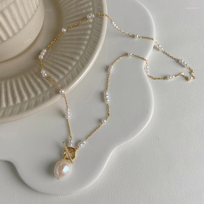 Chains Dainty Pearl Chain Necklace For Girls CZ OT Closure Baroque Natural Long Beaded Choker French Jewelry Gift
Chains Dainty Pearl Chain Necklace For Girls CZ OT Closure Baroque Natural Long Beaded Choker French Jewelry Gift