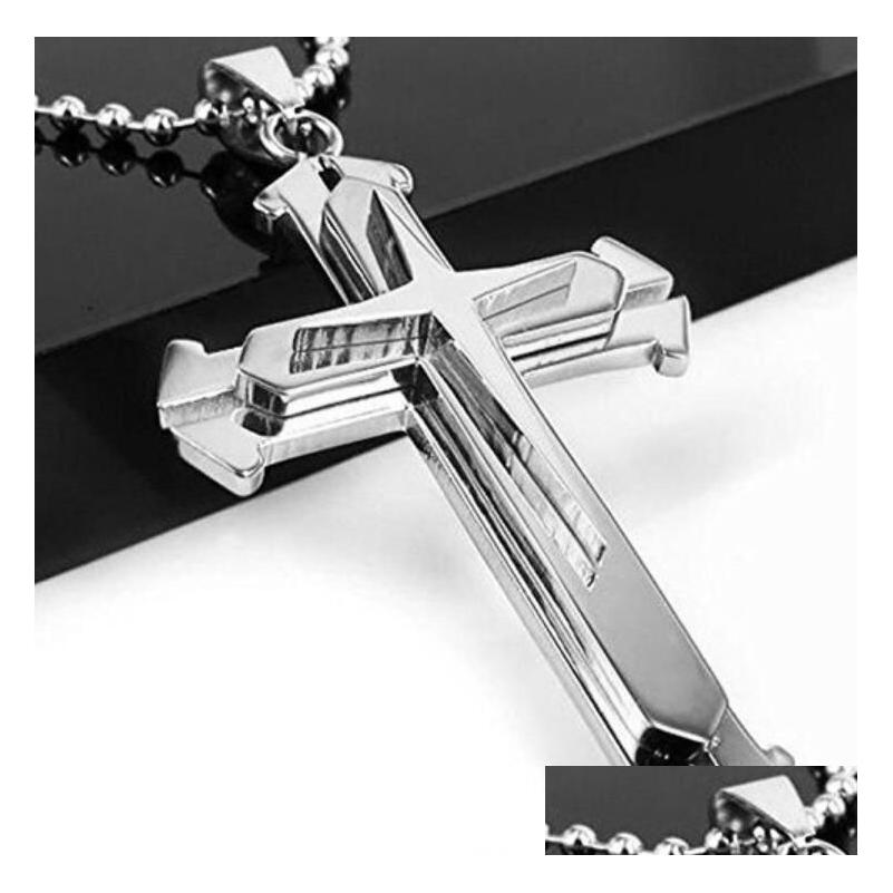 Pendant Necklaces 3 Layer Knight Cross Necklace Stainless Steel Chain Sier Gold Black Color Jewelry Gifts Wholesale Drop Delivery Pen Dh0Xc
Pendant Necklaces 3 Layer Knight Cross Necklace Stainless Steel Chain Sier Gold Black Color Jewelry Gifts Wholesale Drop Delivery Pen Dh0Xc