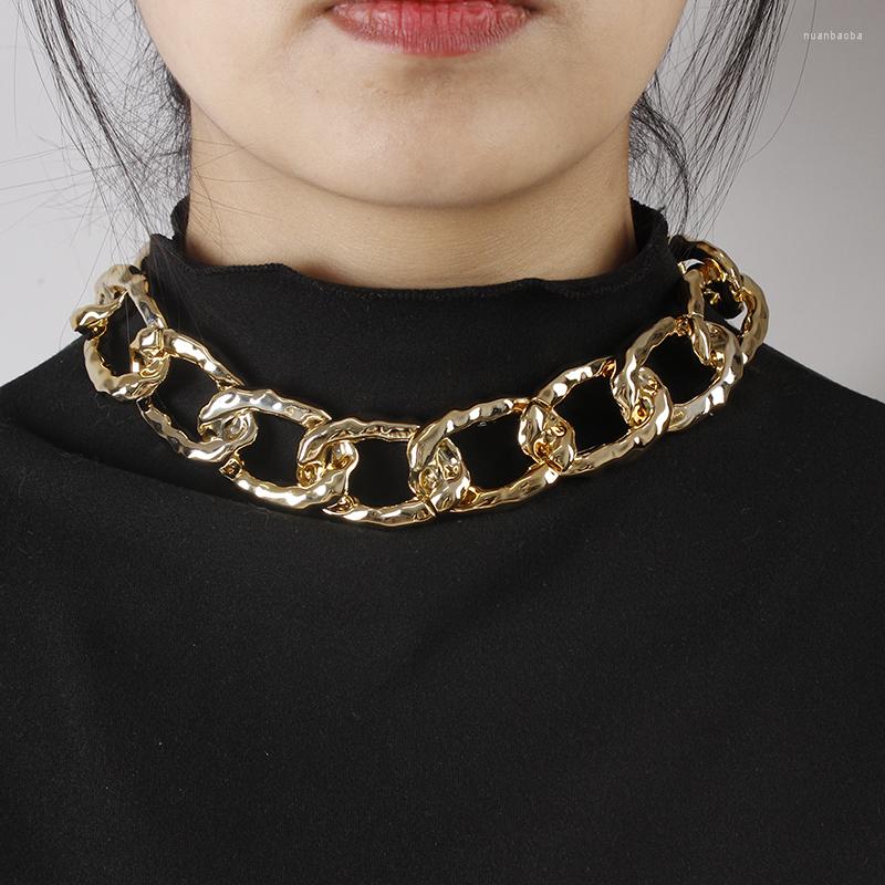 Chains Women's Punk Clasp Chain Necklace Dwarf Metal Hip Hop Style Twisted Jewelry Steampunk Gothic Men's Wholesale 2023
Chains Women's Punk Clasp Chain Necklace Dwarf Metal Hip Hop Style Twisted Jewelry Steampunk Gothic Men's Wholesale 2023