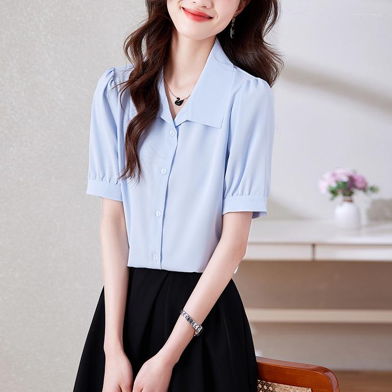 Women's Blouses Summer Korean Satin Women Shirts Office Lady Short Sleeve Button Up Shirt Loose Womens Tops And Chemise Femme, Pink
Women's Blouses Summer Korean Satin Women Shirts Office Lady Short Sleeve Button Up Shirt Loose Womens Tops And Chemise Femme, Pink