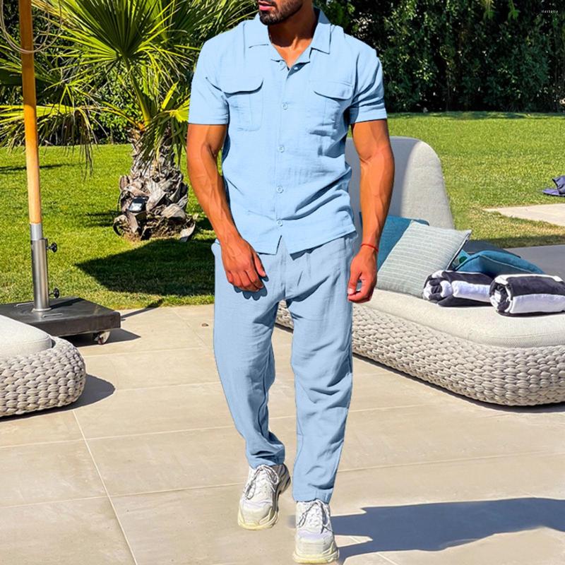 Men' Tracksuits Male Spring And Summer Solid Color Multi Pocket Two Piece Short Sleeve Shirt Slub Trousers Suit, Black
Men' Tracksuits Male Spring And Summer Solid Color Multi Pocket Two Piece Short Sleeve Shirt Slub Trousers Suit, Black