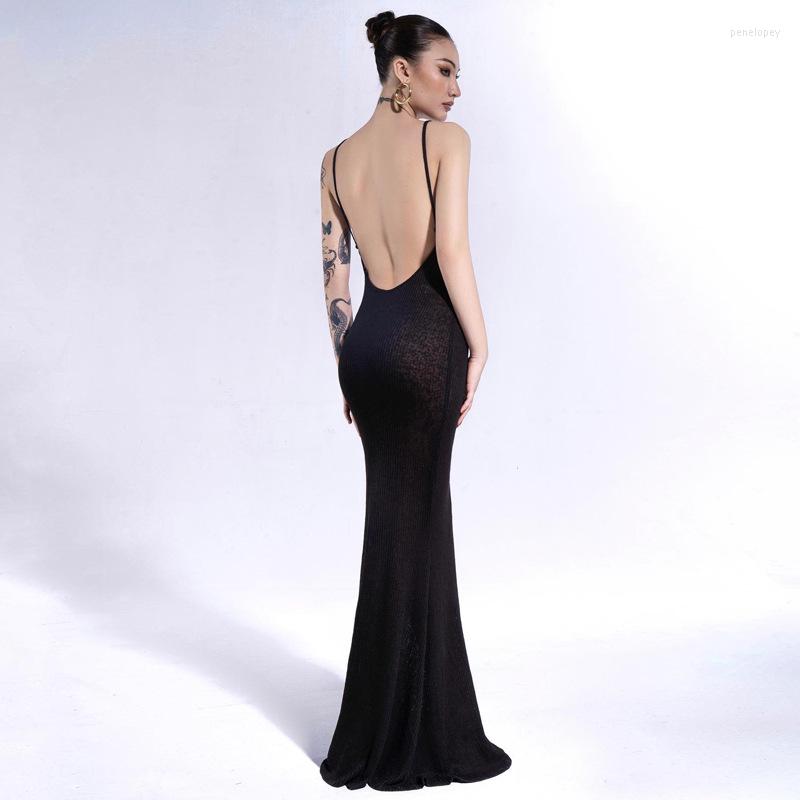 Casual Dresses 2023 Spring And Summer Dress Fashionable Temperament Mid-Length Sexy Backless Slim Fit Strap Long, Black
Casual Dresses 2023 Spring And Summer Dress Fashionable Temperament Mid-Length Sexy Backless Slim Fit Strap Long, Black