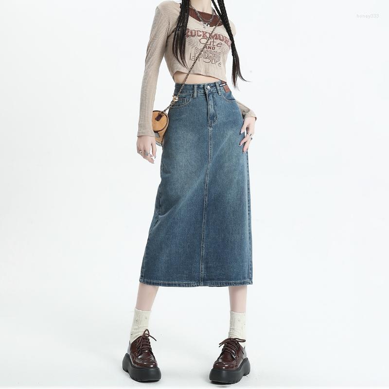 Skirts Jeans Skirt Women Denim Long Vintage Side Split Korean Y2k American Retro College Streetwear A-line, Blue
Skirts Jeans Skirt Women Denim Long Vintage Side Split Korean Y2k American Retro College Streetwear A-line, Blue