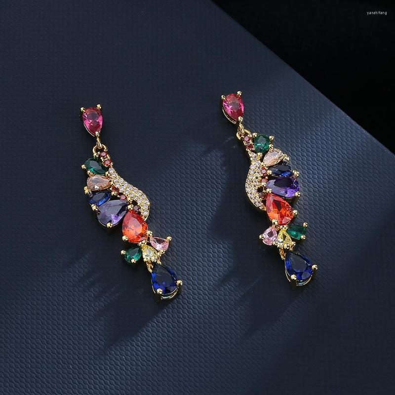 Dangle Earrings 2023 Long Tassel Color Luxury Zircon 925 Silver Colorful Stone For Ladies Party Birthday Jewelry Gifts
Dangle Earrings 2023 Long Tassel Color Luxury Zircon 925 Silver Colorful Stone For Ladies Party Birthday Jewelry Gifts