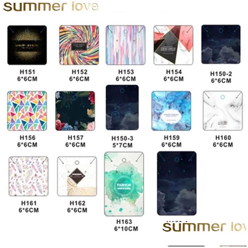 Tags Price Card 100Pcs/Lot Jewelry Display Tag 6X6Cm Paper Earring Holder Necklace Cards Packing Can Custom Logo Drop Delivery Packa Dhmh5
Tags Price Card 100Pcs/Lot Jewelry Display Tag 6X6Cm Paper Earring Holder Necklace Cards Packing Can Custom Logo Drop Delivery Packa Dhmh5