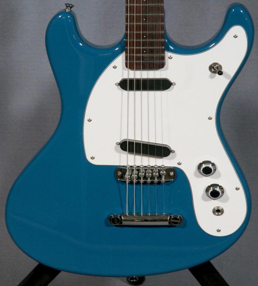Rare 1966 Ventures Johnny Ramone Mos Mark II Blue Electric Guitar TuneAMatic and Stop Tailpiece 2 Single Coil Pickups White Pick9513746
Rare 1966 Ventures Johnny Ramone Mos Mark II Blue Electric Guitar TuneAMatic and Stop Tailpiece 2 Single Coil Pickups White Pick9513746