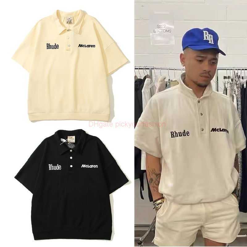 Designer Fashion Clothing Tees Tshirt Rhude Rh Co Branded Derek the Same Style Co Branded American Fashion Letter Embroidery Sports Casual Mens Womens Short Sleeved, W107 apricot
Designer Fashion Clothing Tees Tshirt Rhude Rh Co Branded Derek the Same Style Co Branded American Fashion Letter Embroidery Sports Casual Mens Womens Short Sleeved, W107 apricot