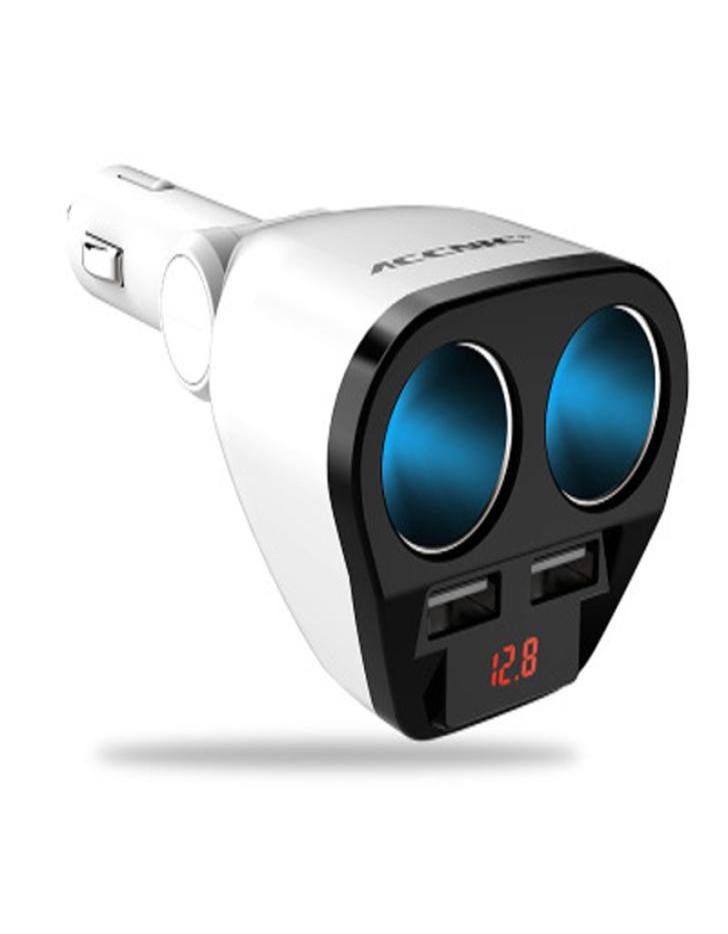 31A Dual USB Car Charger LCD Display 1224V Cigarette Lighter Socket Fast Car Charger Power Adapter1641575