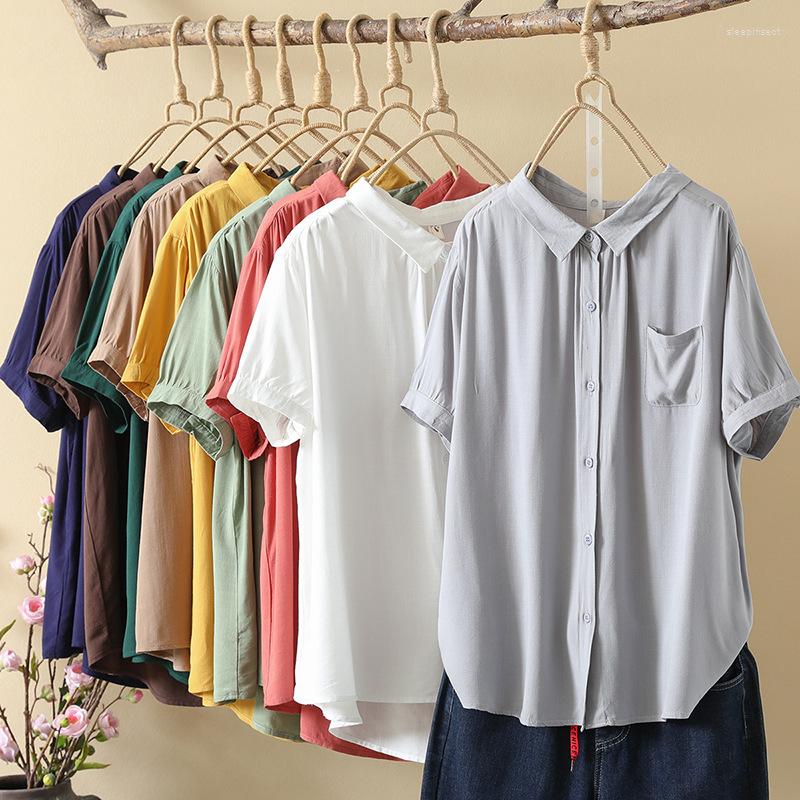 Women's Blouses Summer Tops Casual Single Breasted Lapel Short Sleeve Pocket Shirt Women Top Office Cotton Linen White Pink Ropa Mujer, Khaki
Women's Blouses Summer Tops Casual Single Breasted Lapel Short Sleeve Pocket Shirt Women Top Office Cotton Linen White Pink Ropa Mujer, Khaki