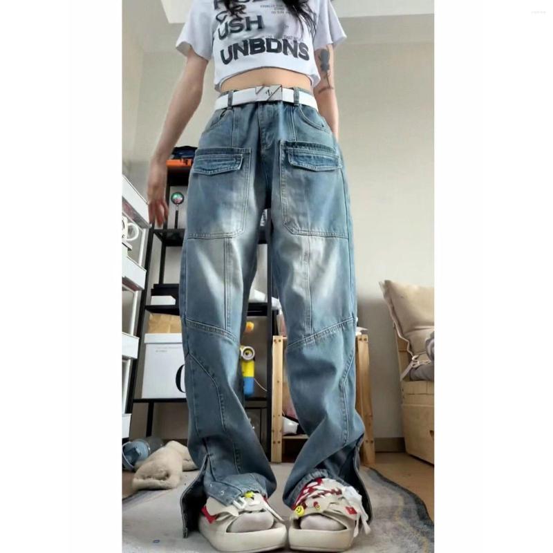 Women's Jeans Multi-Pocket Cargo Women American Retro Street High Waisted Oversized Fashion Harajuku Style Hip Hop Straight Pants, 11
Women's Jeans Multi-Pocket Cargo Women American Retro Street High Waisted Oversized Fashion Harajuku Style Hip Hop Straight Pants, 11