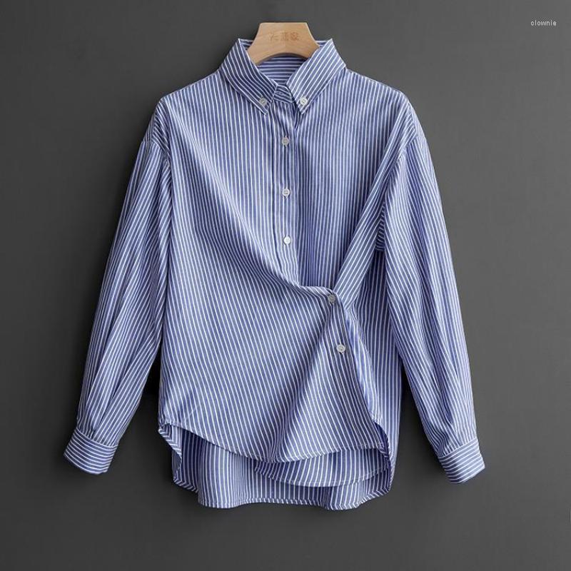 Women' Blouses 2023 Spring Niche Design Lapel Loose Everything Long Sleeve Striped Shirt Female Tops, Strip
Women' Blouses 2023 Spring Niche Design Lapel Loose Everything Long Sleeve Striped Shirt Female Tops, Strip