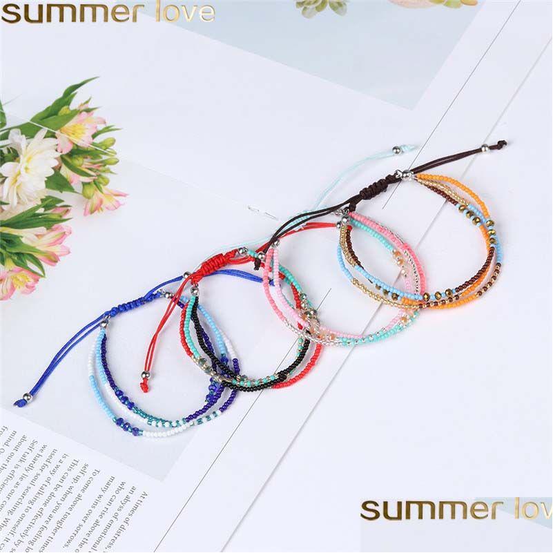 Charm Bracelets New Bohemian Handwoven Weave Beaded Mtilayer Colorf Retro Rice Adjustable Rope Ethnic Bracelet Bangles Wholesale Dro Dhgxv
Charm Bracelets New Bohemian Handwoven Weave Beaded Mtilayer Colorf Retro Rice Adjustable Rope Ethnic Bracelet Bangles Wholesale Dro Dhgxv