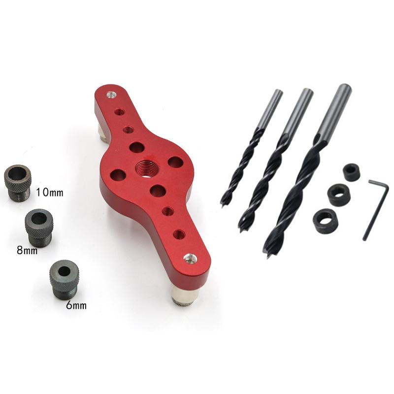 Professional Hand Tool Sets Woodworking Pocket Hole Jig 6/8/10mm Drilling Locator Wood Dowelling Self Centering Drill Guide Kit Puncher
Professional Hand Tool Sets Woodworking Pocket Hole Jig 6/8/10mm Drilling Locator Wood Dowelling Self Centering Drill Guide Kit Puncher