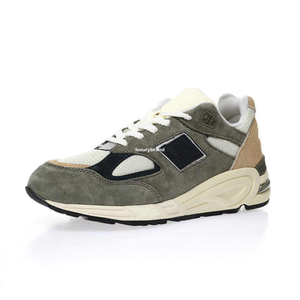 Teddy Santis 990v2 Grey Tan Running Shoe for Men's Suede Sneakers Mens Sports Shoes Women's Sneaker Womens Trainers Man Training M990GB2
Teddy Santis 990v2 Grey Tan Running Shoe for Men's Suede Sneakers Mens Sports Shoes Women's Sneaker Womens Trainers Man Training M990GB2